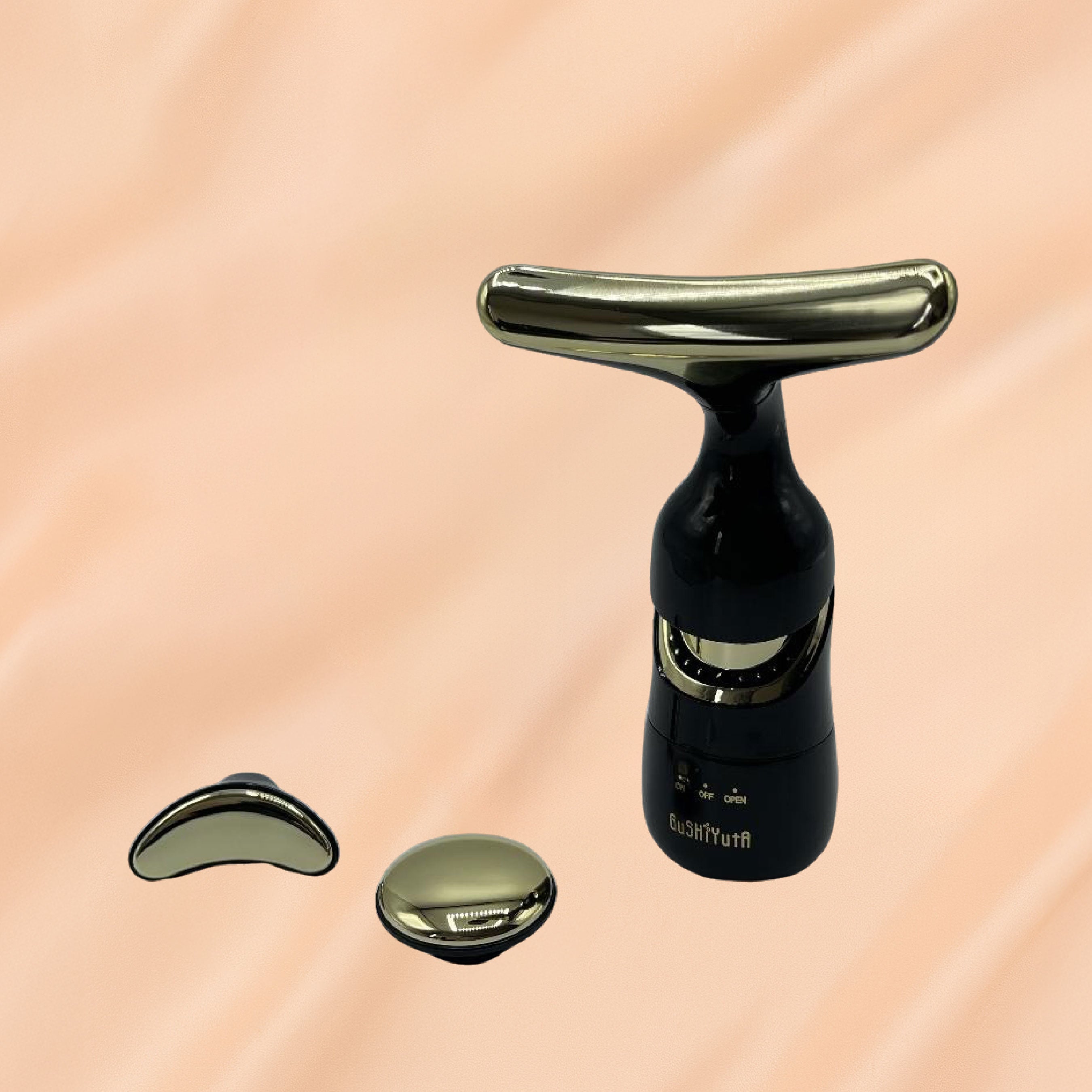 Set de Lifting Facial Dorado (Cuello + Rodillos)